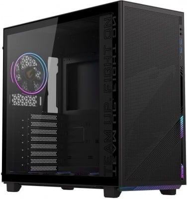 Gigabyte GIGABYTE AC400G PC Case Full-Size Tempered Glass Side Panel With 2xUSB 3.0 Pre-installed 4 ARGB & PWM fans ATX/M-ATX/Mini-ITX