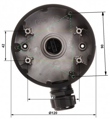 Hikvision DS-1280ZJ-DM46(BLACK) Photo#2