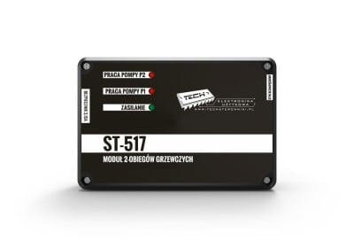 Tech-Sterowniki TECH-CONTROLLERS WG.05.0163 Modulis dviem šildymo grandinėms ST-517 TECH valdikliai