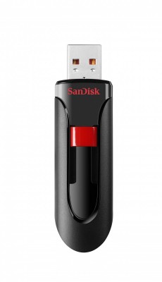 Sandisk SanDisk Cruzer Glide lecteur USB flash 128 Go USB Type-A 2.0 Noir, Rouge