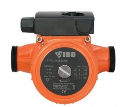 IBO IBO 0063 Pompa de circulație pentru apă potabilă OHI 25-80/180 FĂRĂ ACCESORII