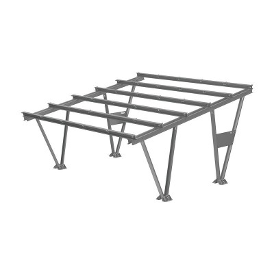 KENO KENO W-01-00-M Kaksipaikkainen autokatoks MAGNELIS - ilman moduuleja. Yhteensopiva moduulien kanssa, joiden mitat ovat 1700x1134mm - 2049x1134mm (ilman puristimia ja kuusiokolo-ruuveja)