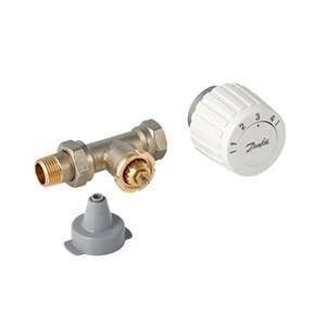 Danfoss DANFOSS 003L1080 Set RTL Danfoss (Vana Dreaptă FJVR 15 + Cap FJVR 10-50°C Alb)
