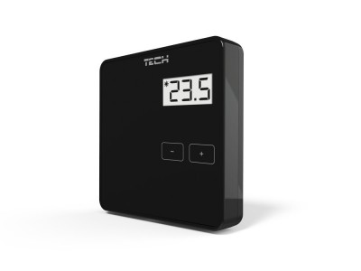 Tech-Sterowniki TECH-CONTROLLERS WG.11.0295 R-8b dvostupanjski sobni termostat za L-8 TECH Kontrolere bežični crni