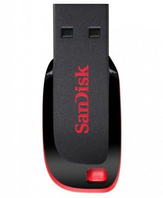 Sandisk SanDisk Cruzer Blade lecteur USB flash 128 Go USB Type-A 2.0 Noir, Rouge