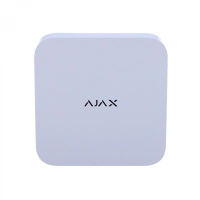 Ajax Systems Ajax Systems 127052.122.WH Tīkla video ierakstītājs NVR DC 8-kanālu - balts