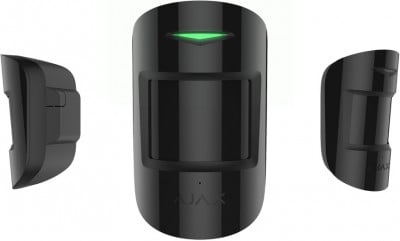 Ajax Systems Ajax Systems 38096.06.BL1 CombiProtect Jeweller - Sensor de movimiento y rotura de cristal inalámbrico - negro