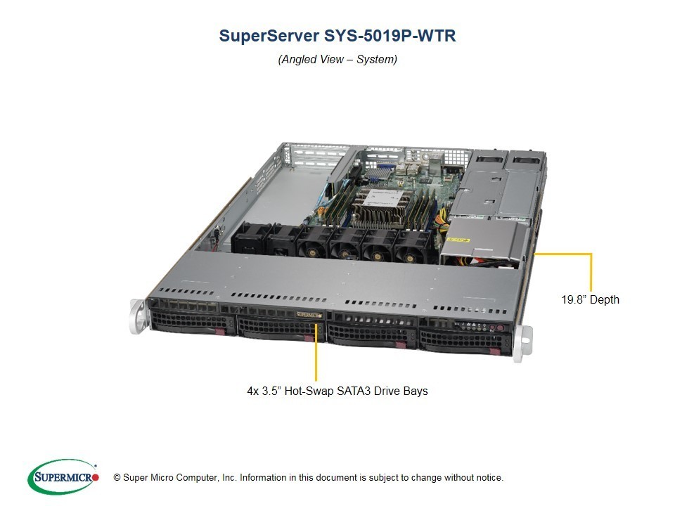 Supermicro SYS-5019P-WTR