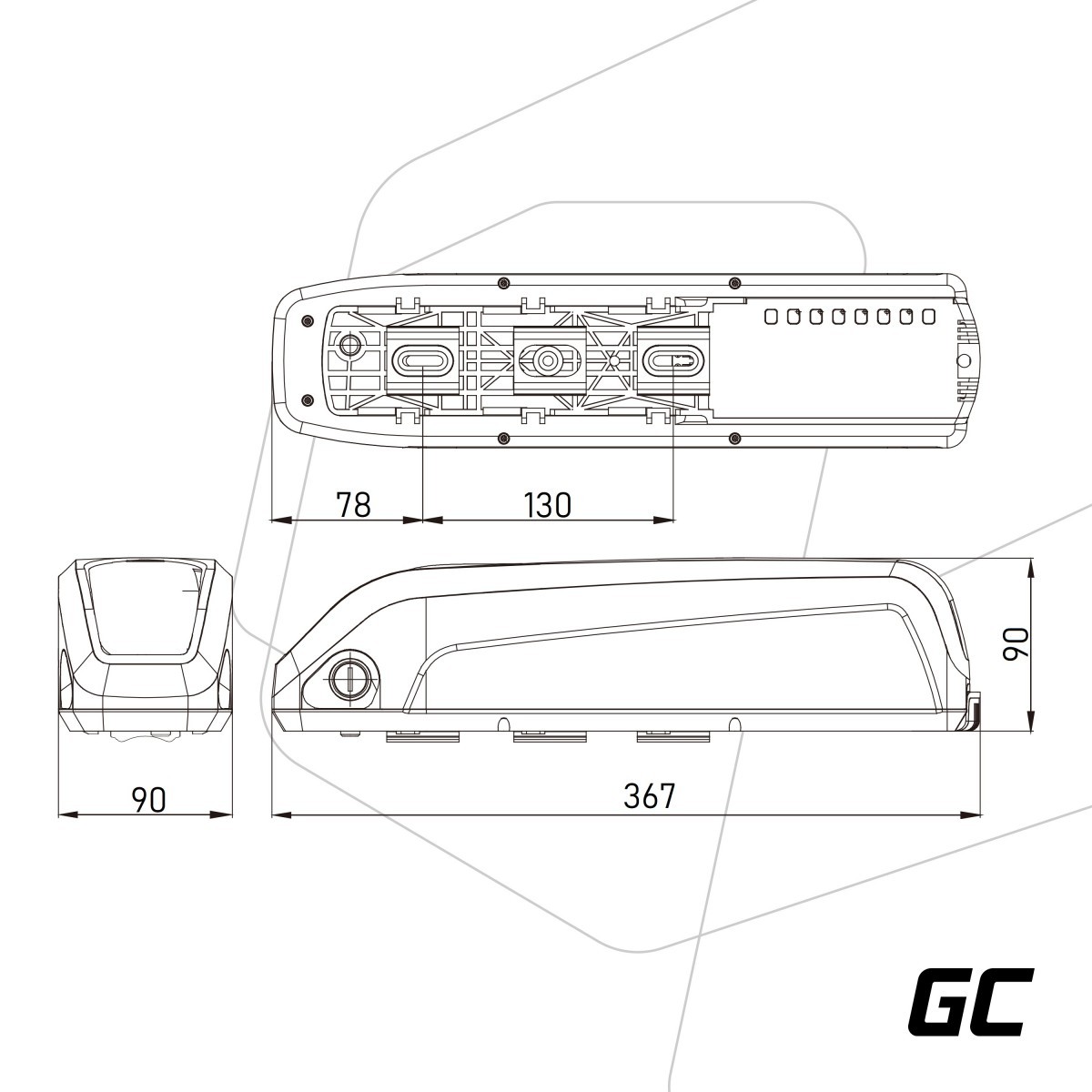 Green Cell EBIKEGCF03