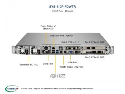Supermicro SYS-110P-FDWTR Photo#4
