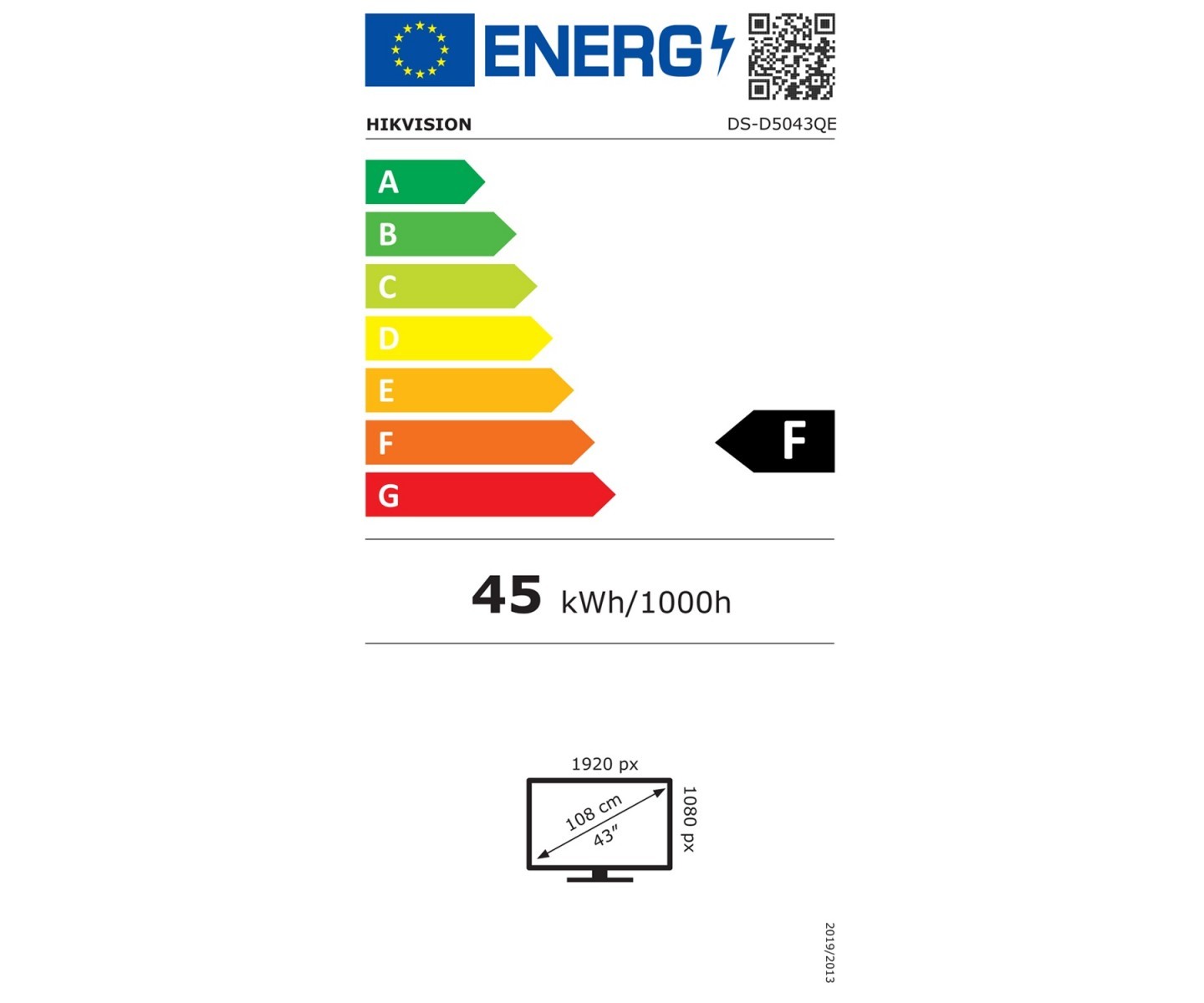 Hikvision DS-D5043QE_NDB