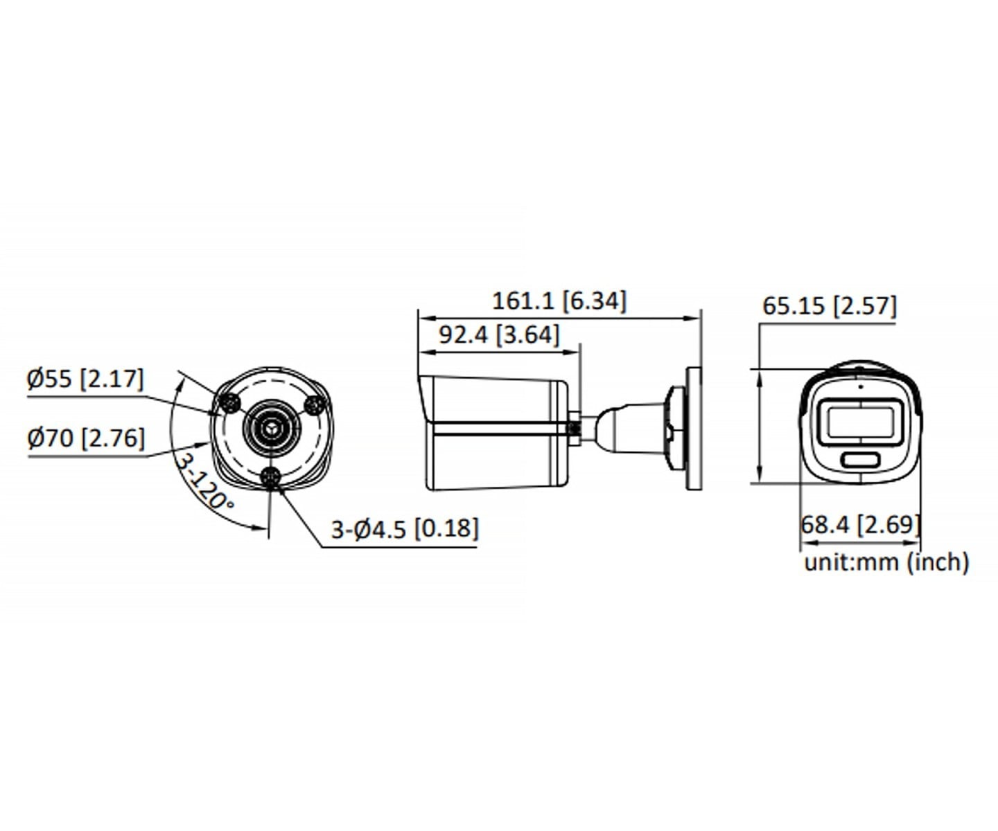 Hikvision DS-2CE10DF3T-LFS(2.8mm)