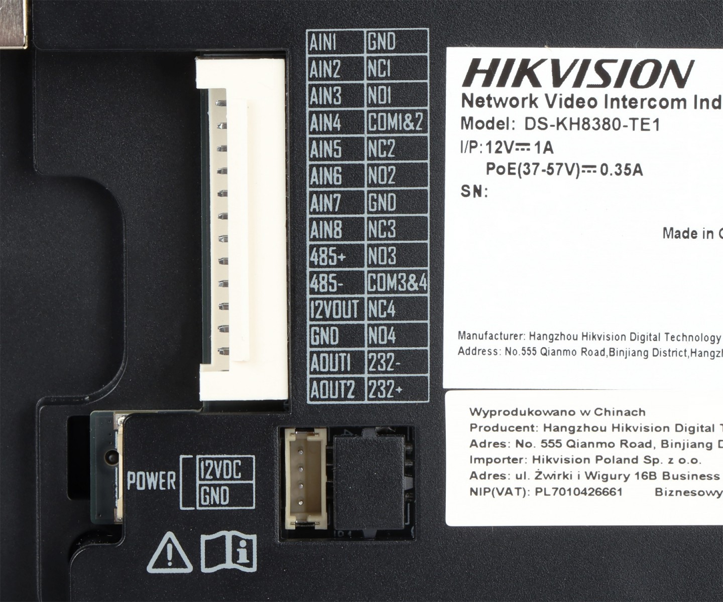 Hikvision DS-KH8380-TE1