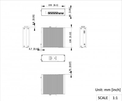 Hikvision DS-3T1506HP-SI-4P2F/No Power unit Photo#4