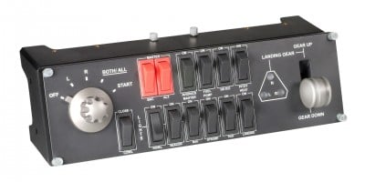 Logitech Logitech 945-000012 Panel de interruptores de vuelo para PC