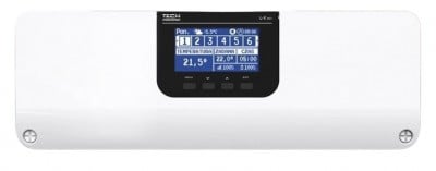 Tech-Sterowniki TECH-KONTROLERIAI WG.20.0156 Termostatinio vožtuvo valdiklis L-X WiFi Laidinis-Bevielis, 8 skyrių, RS485 komunikacija