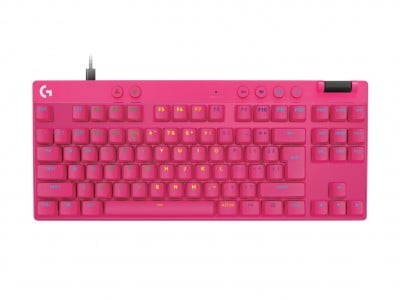 Logitech Logitech 920-013253 G Pro X Rapid TKL Gaming Keyboard USB Linear Pink