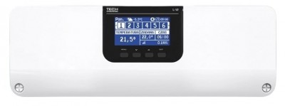 Tech-Sterowniki TECH-REGULATORIAI WG.20.0152 Termostatinio vožtuvo valdiklis L-12 Laidinis-bevielis, 8 sekcijos, RS485 komunikacija