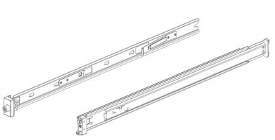 NVIDIA NVIDIA Tool-less 19" Rack Rail Kit, 4-Post Rack, For QM9700/QM9790 Switches