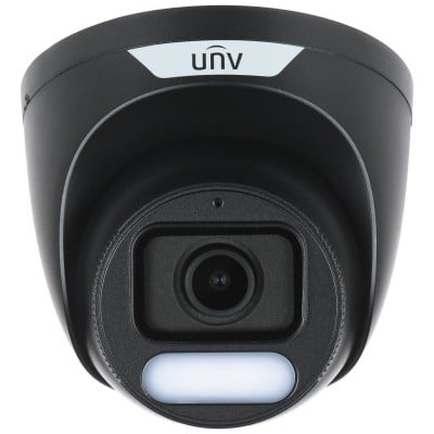 Uniview Uniview IPC3624LE-ADF28K-WP-NOIR Caméra de sécurité IP 4MP avec un angle de vue de 110 degrés